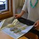 Cookies on a pan at the Kotikolo family café